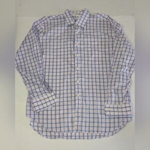 Peter Millar Cotton Nylon Blend Long Sleeve Shirt Size XL